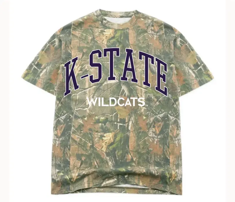 Kansas State Wildcats Filled Gault Camouflage Tee 1