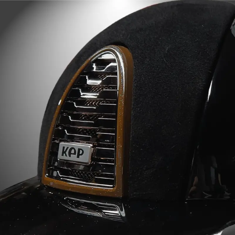 Kep Italia Cromo 2.0 Polish Suede Custom Polo Brim Helmet 1