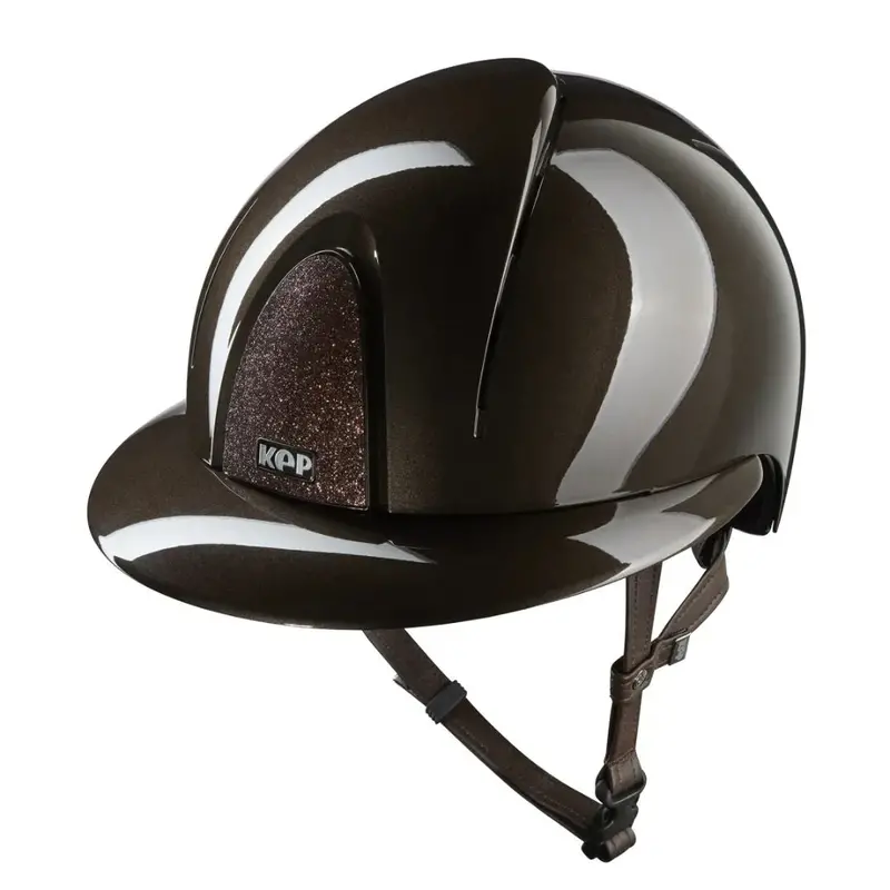 Kep Italia Smart Nova Metal Polish Star Helmet - Polo Brim 1