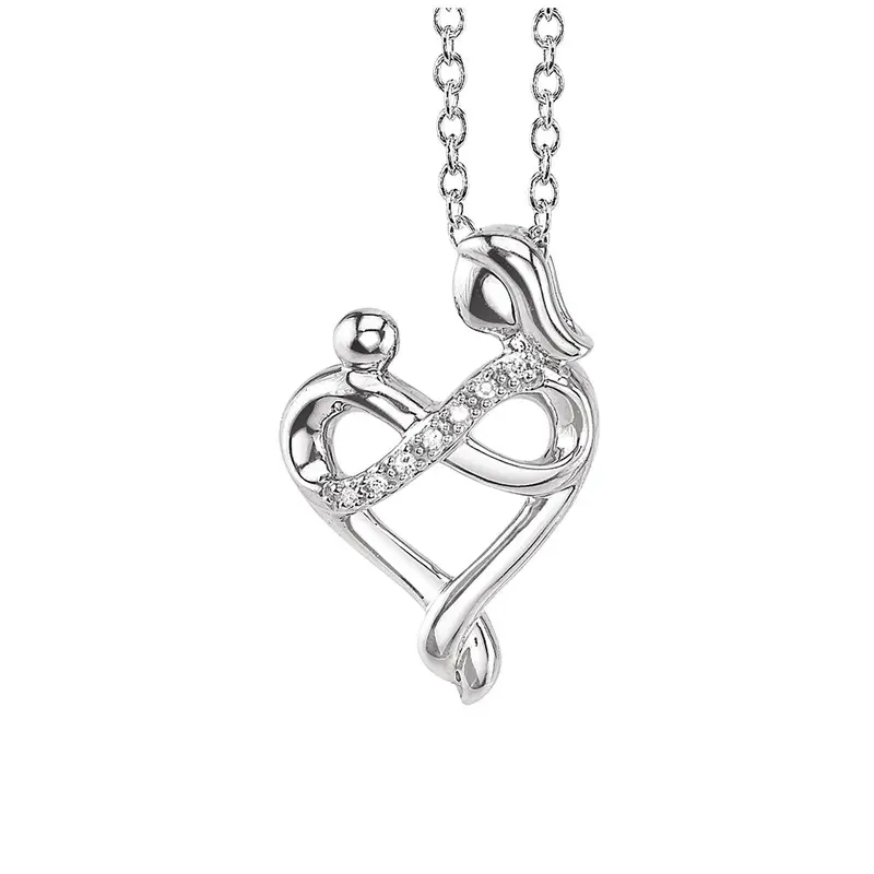 Kissing Hearts® Endless Embrace Heart Pendant 1