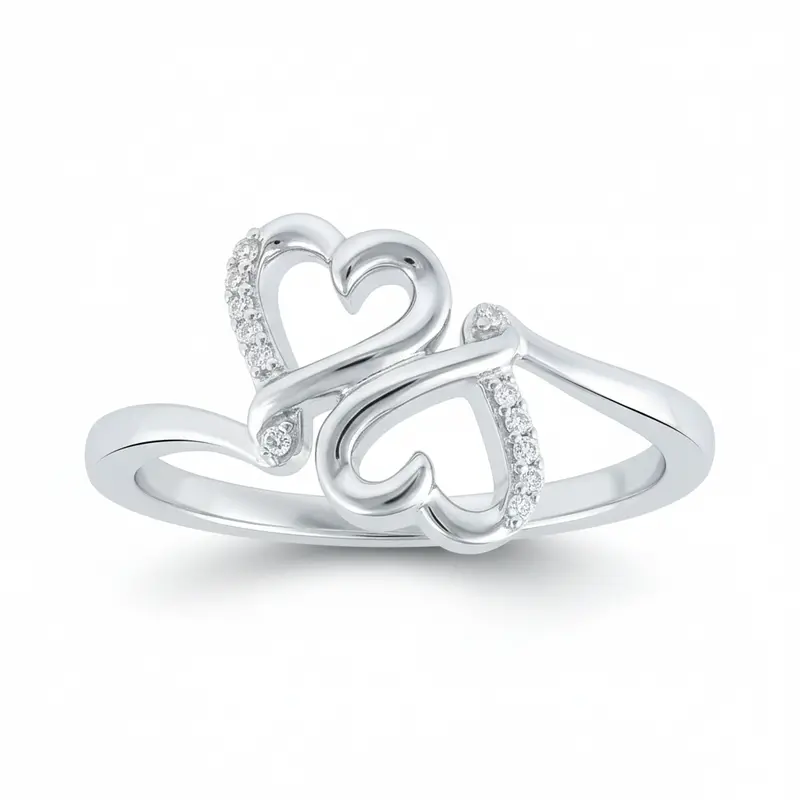 Kissing Hearts® Hearts In Harmony Ring 1