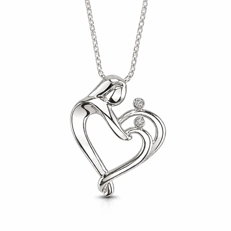 Kissing Hearts® Mother & Twins Pendant 1