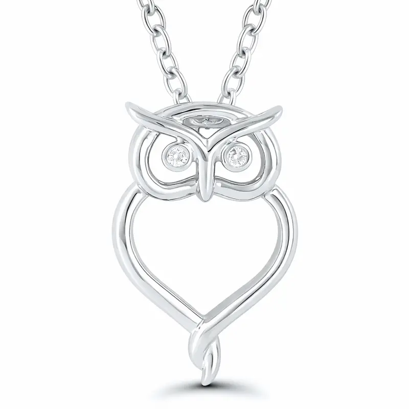 Kissing Hearts® Owl Pendant 1
