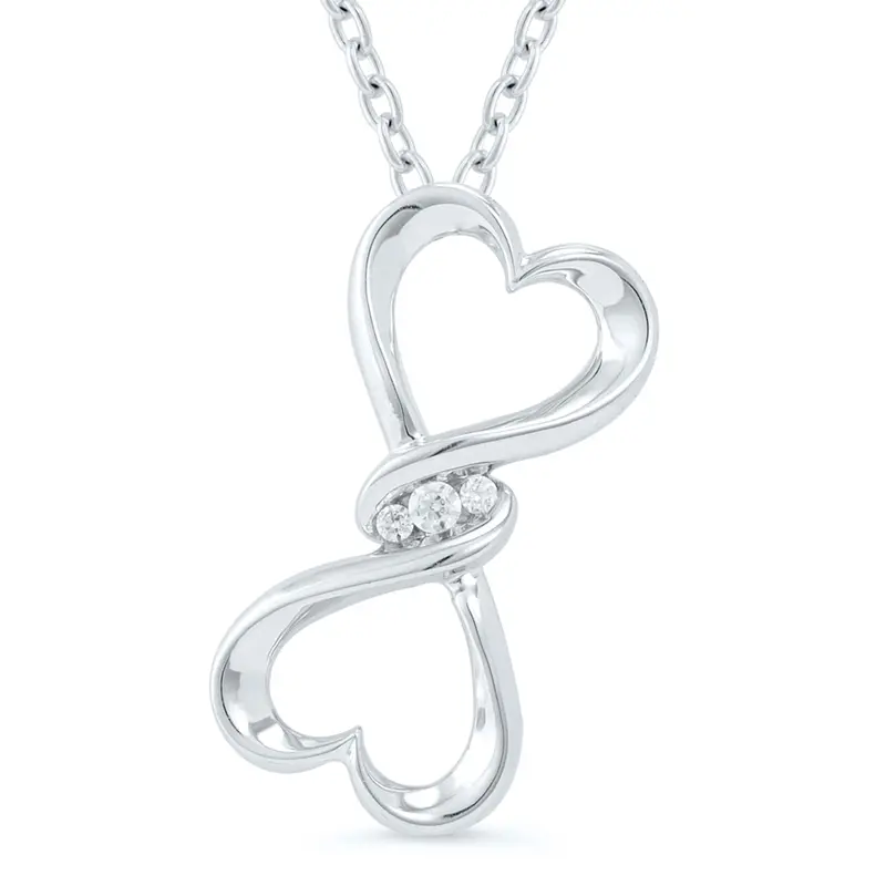 Kissing Hearts® Together Always Pendant 1