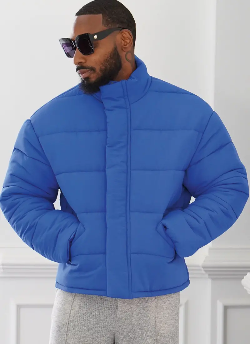 Know Me Men's Puffer Coat Me2061 1