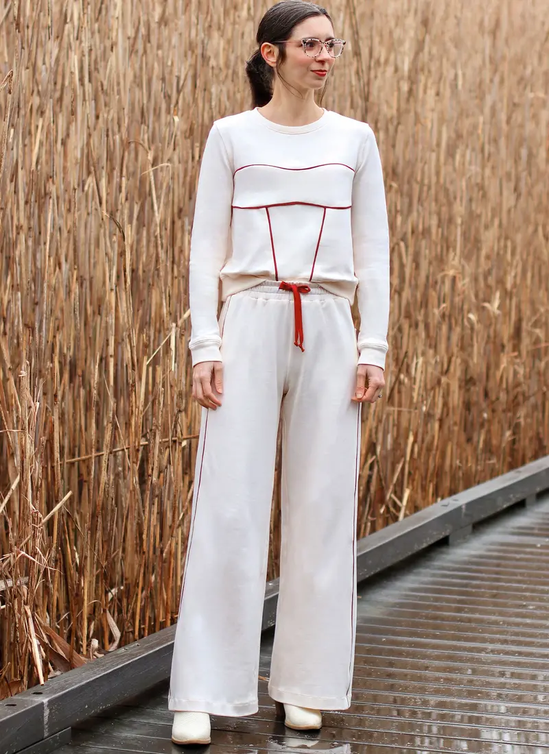 Know Me Misses' Sweatsuit Top And Trousers Me2138 1