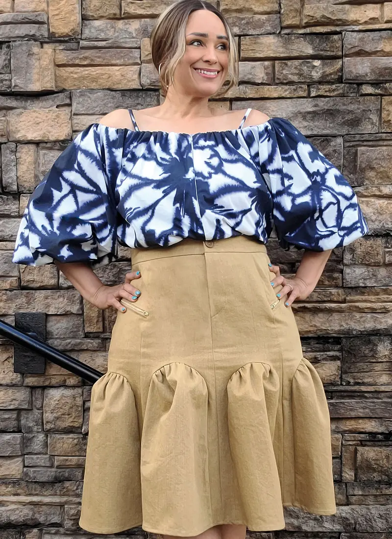 Know Me Top & Skirt Me2093 2