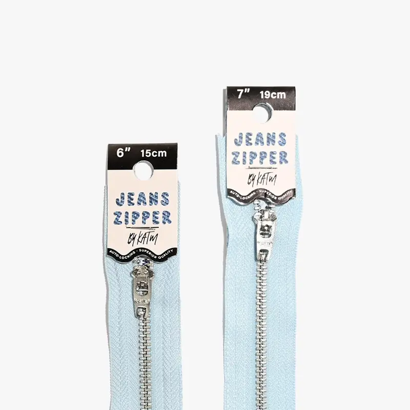 Kylie & The Machine Jeans Zipper - Light Blue 1