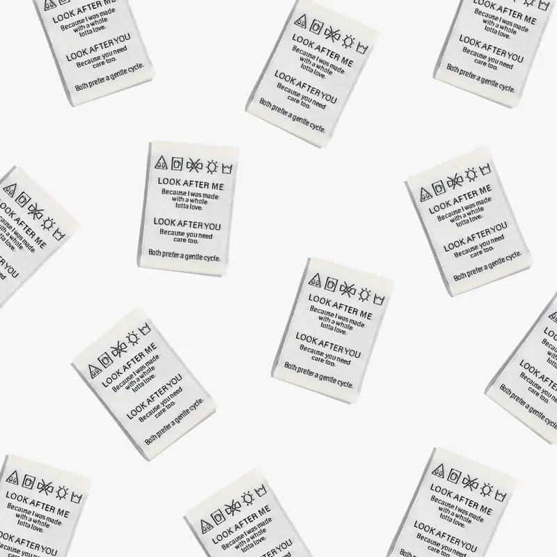 Kylie & The Machine 'Look After Me, Look After You' Woven Labels 1