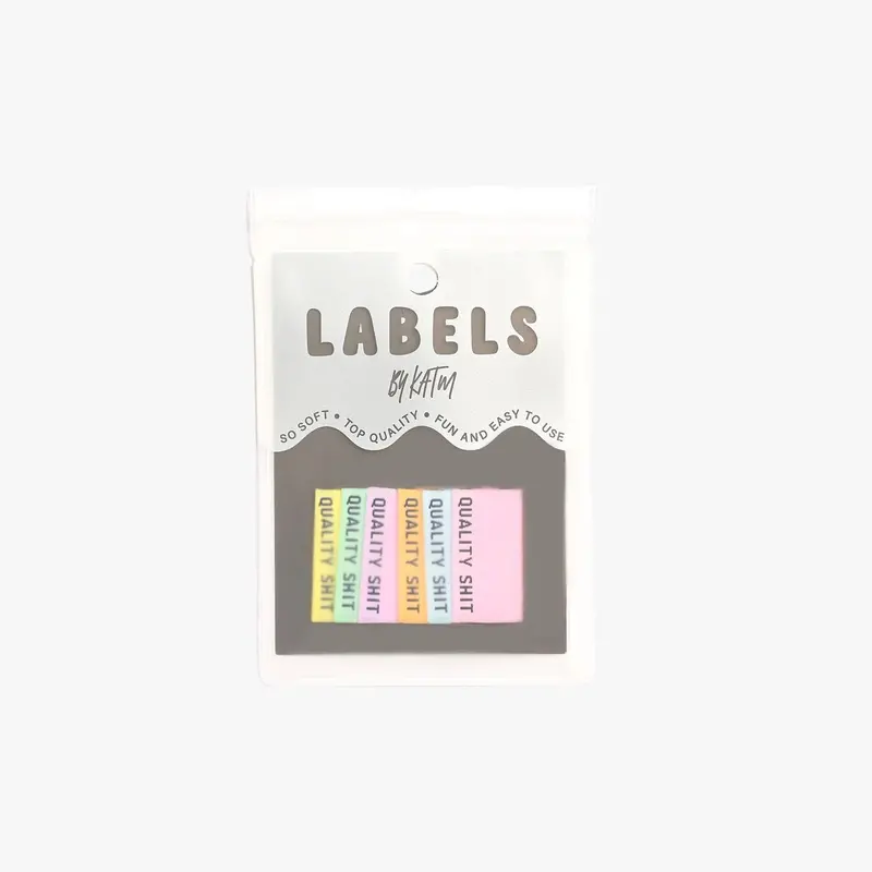 Kylie & The Machine 'Quality Shit (Pastel)' Labels 1