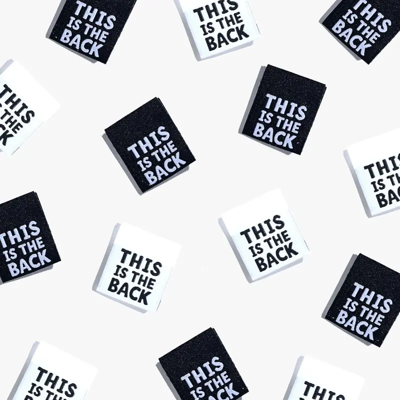 Kylie & The Machine 'This Is The Back' Woven Labels 1
