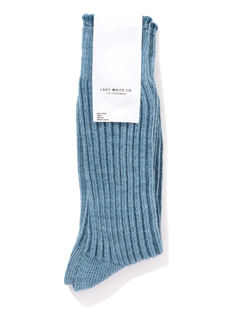 Lady White Co. Athletic Socks Light Blue 1