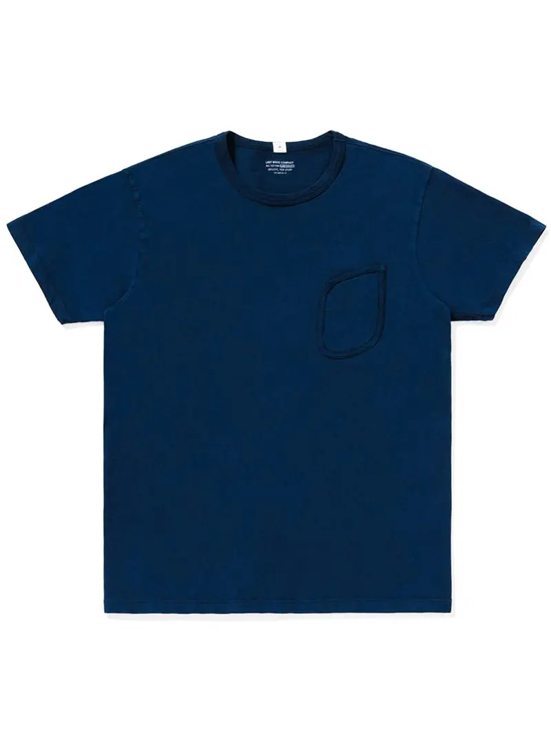 Lady White Co. Clark Pocket Tee Judd Blue 1