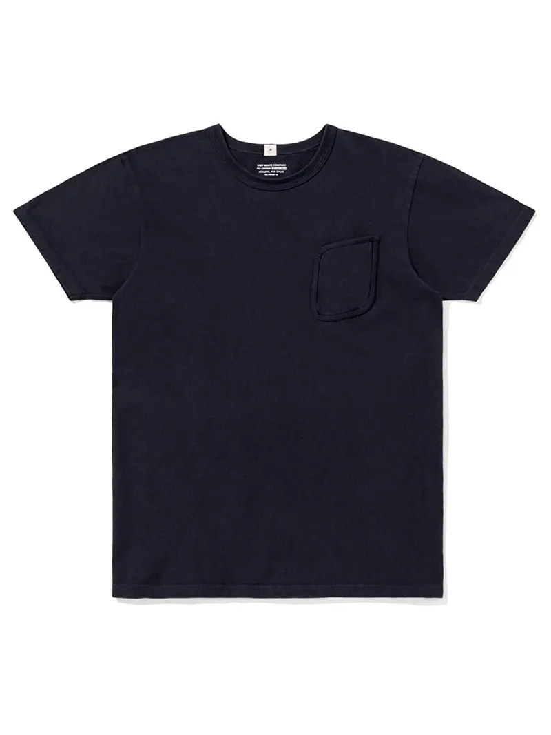 Lady White Co. Clark Pocket Tee Navy 1