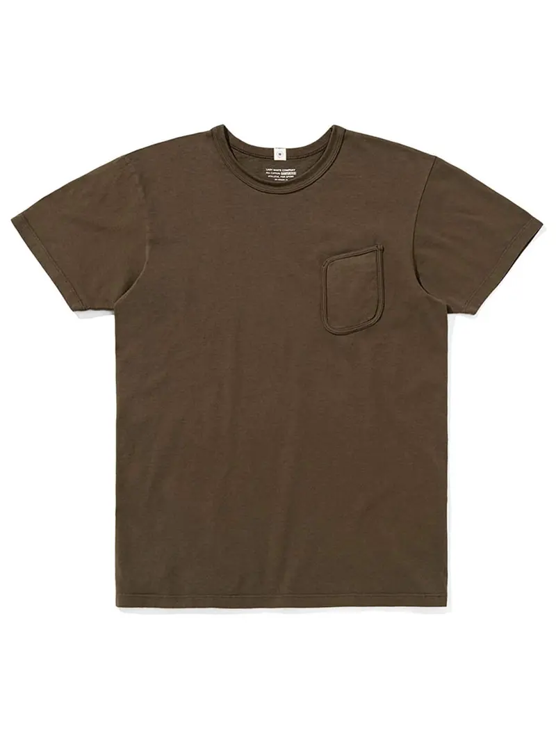 Lady White Co. Clark Pocket Tee Olive 1