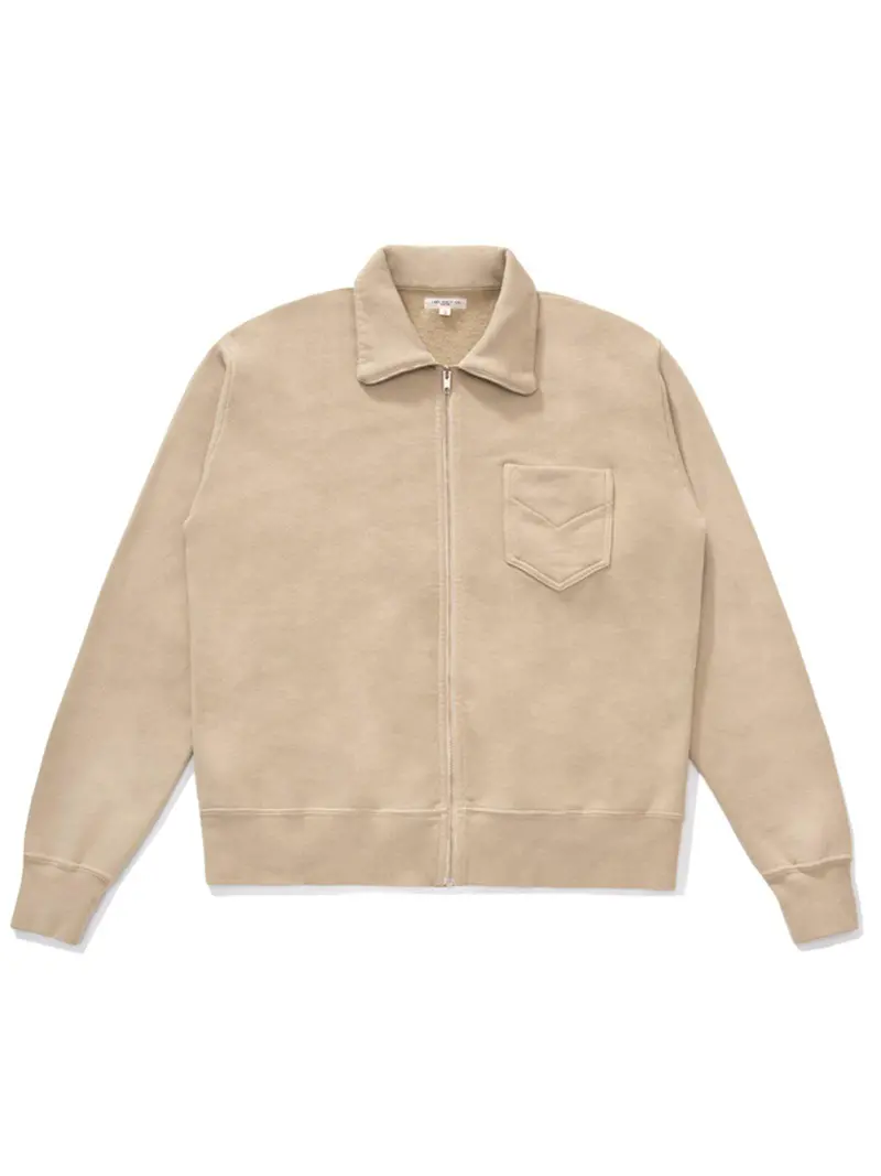 Lady White Co. Full Zip Jacket Beige 1