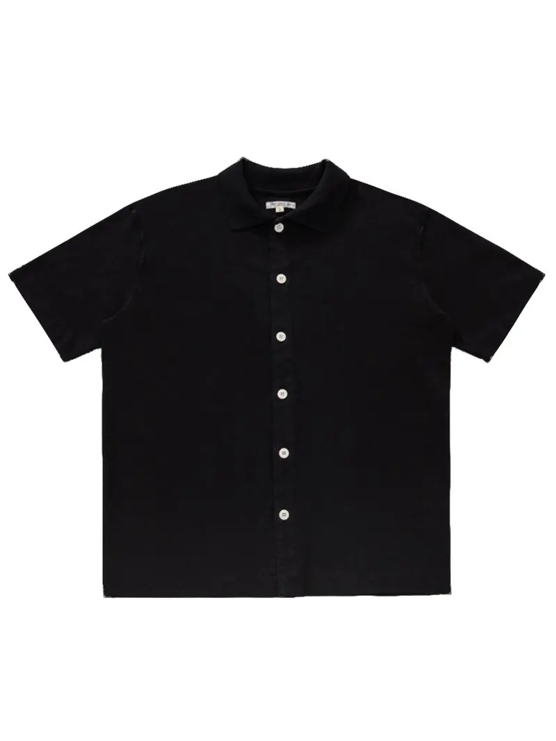 Lady White Co. Placket Polo Black 1