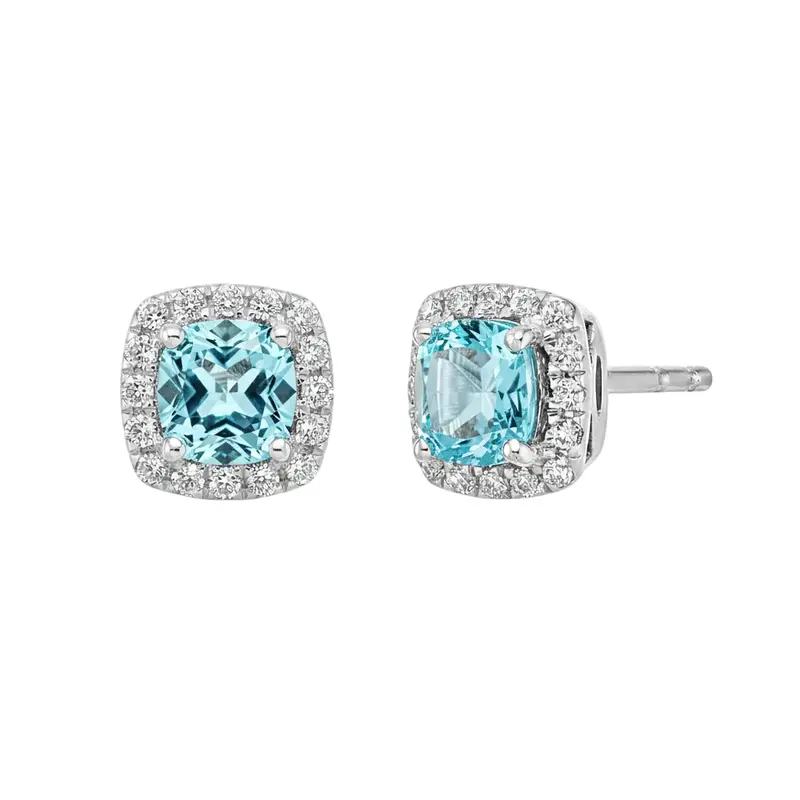 Lagoon Mist Aquamarine Earrings 1