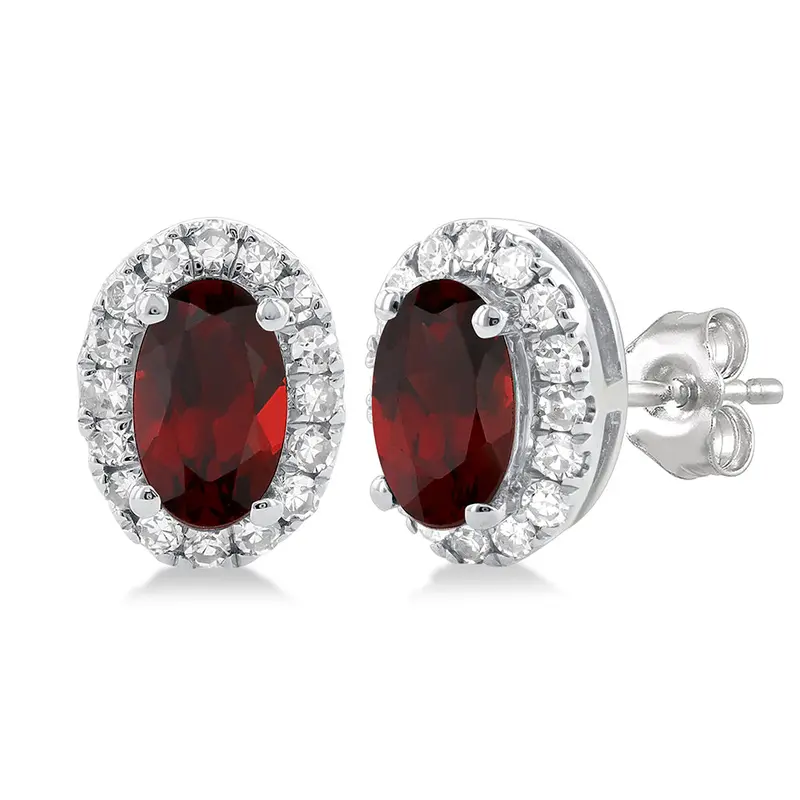 Lavalight Garnet Earrings 1