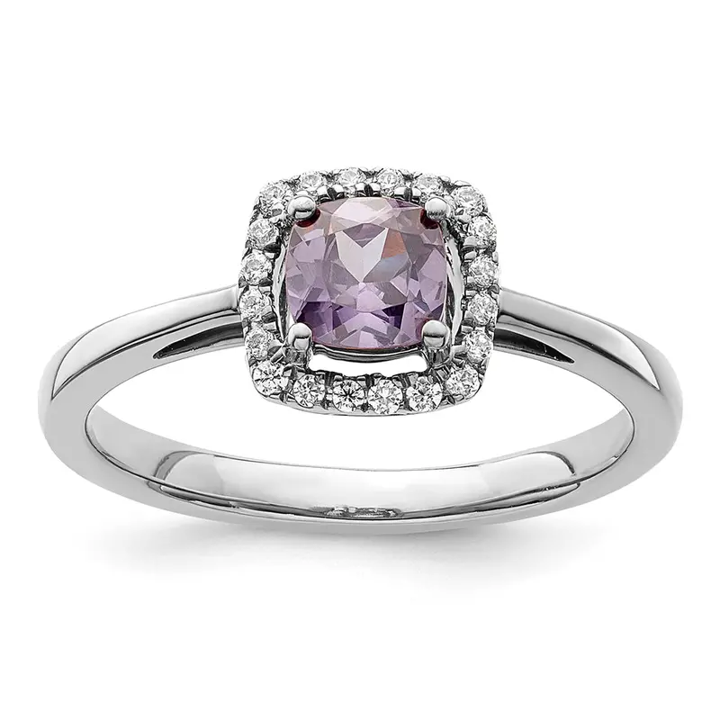 Lavendar Mist Amethyst Ring 1
