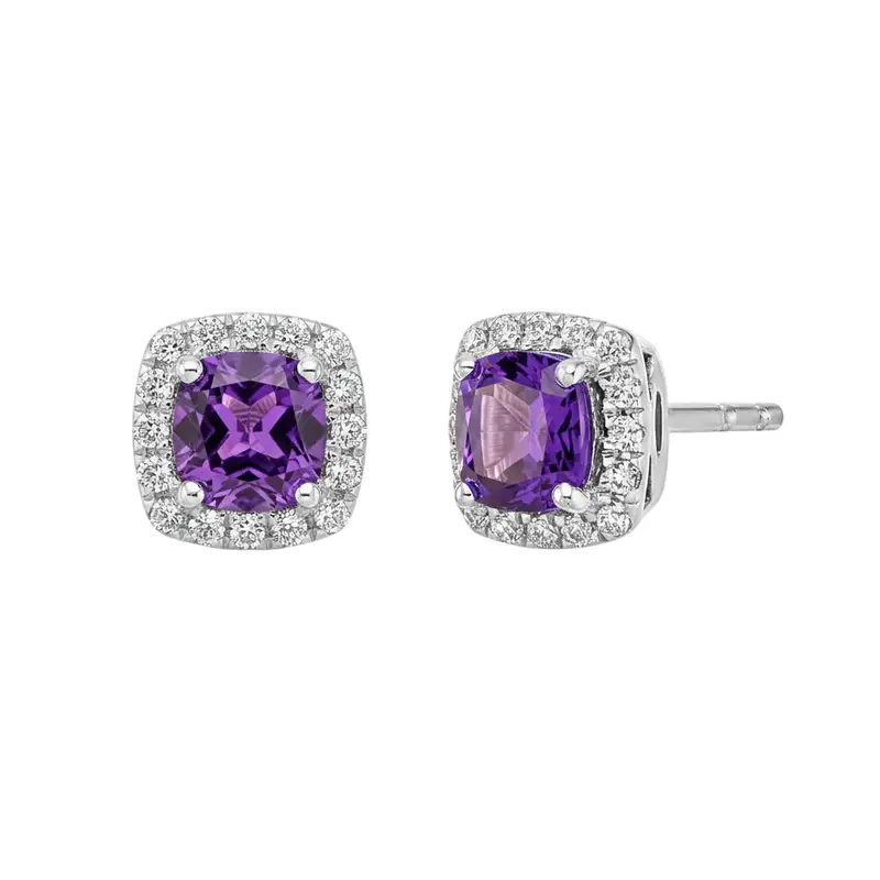 Lavender Mist Amethyst Earrings 1