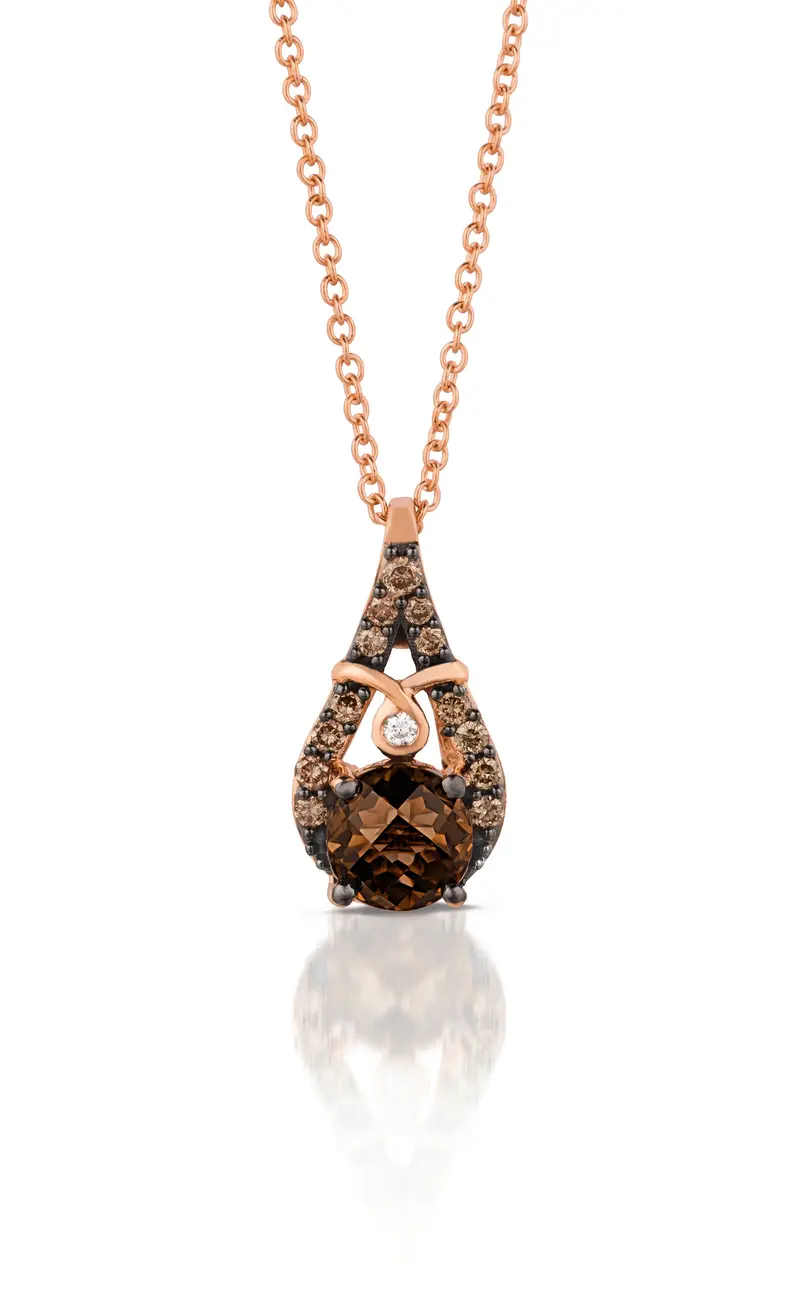 Le Vian® Chocolate Truffle Quartz Pendant 1