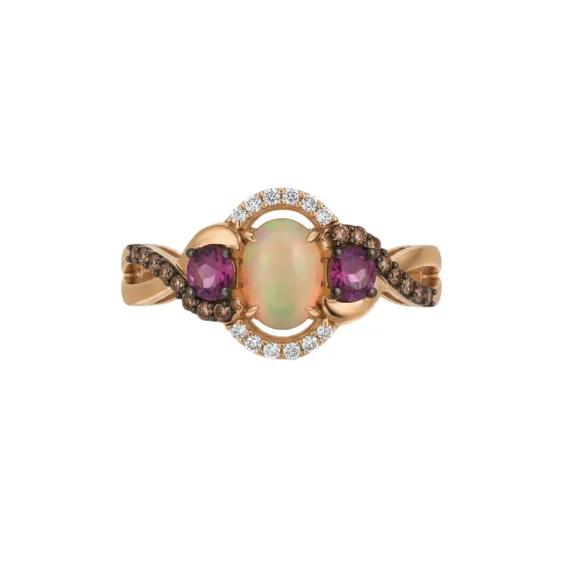 Le Vian® Crimson Glow Neopolitan Opal Ring 1