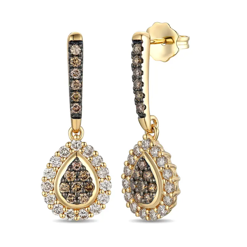 Le Vian® Golden Truffle Teardrop Earrings 1