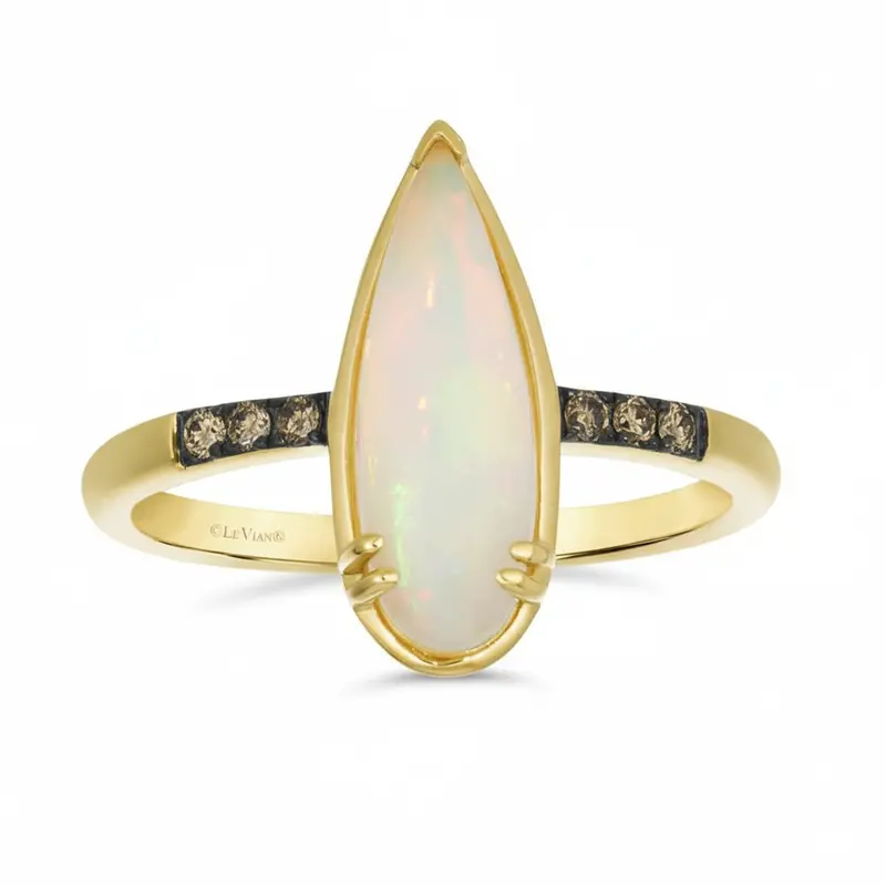 Le Vian® Neopolitan Opal Drift Teardrop Ring 1
