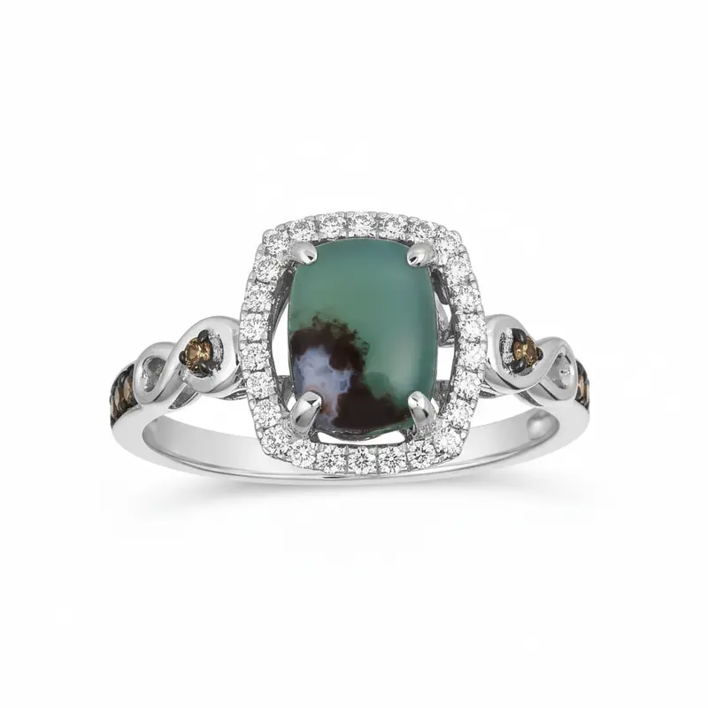 Le Vian® Ocean Mirage Peacock Aquaprase Ring 1
