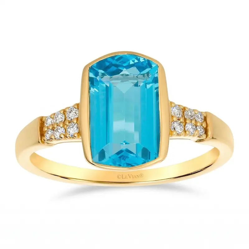 Le Vian® Ocean Radiance Blue Topaz Diamond Ring 1