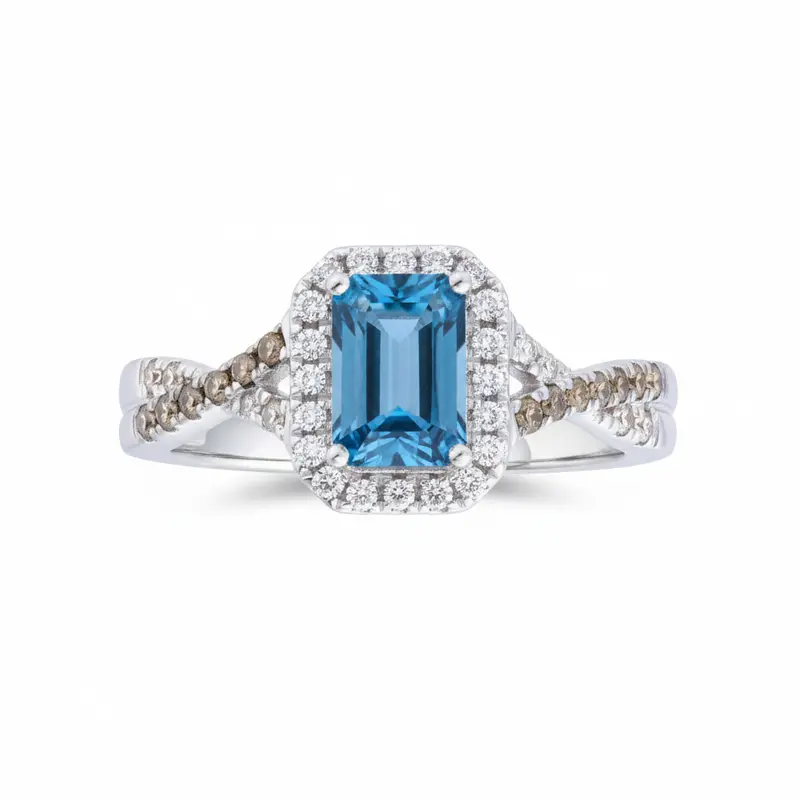 Le Vian® Polar Deep Sea Blue Topaz Ring 1