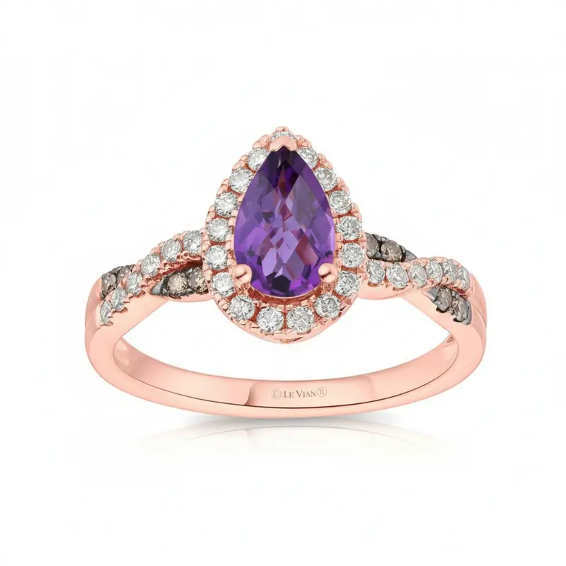 Le Vian® Teardrop Orchid Amethyst Ring 1