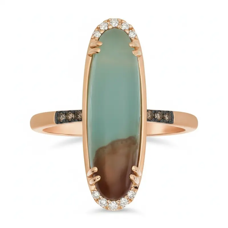 Le Vian® Windswept Horizon Peacock Aquaprase Statement Ring 1