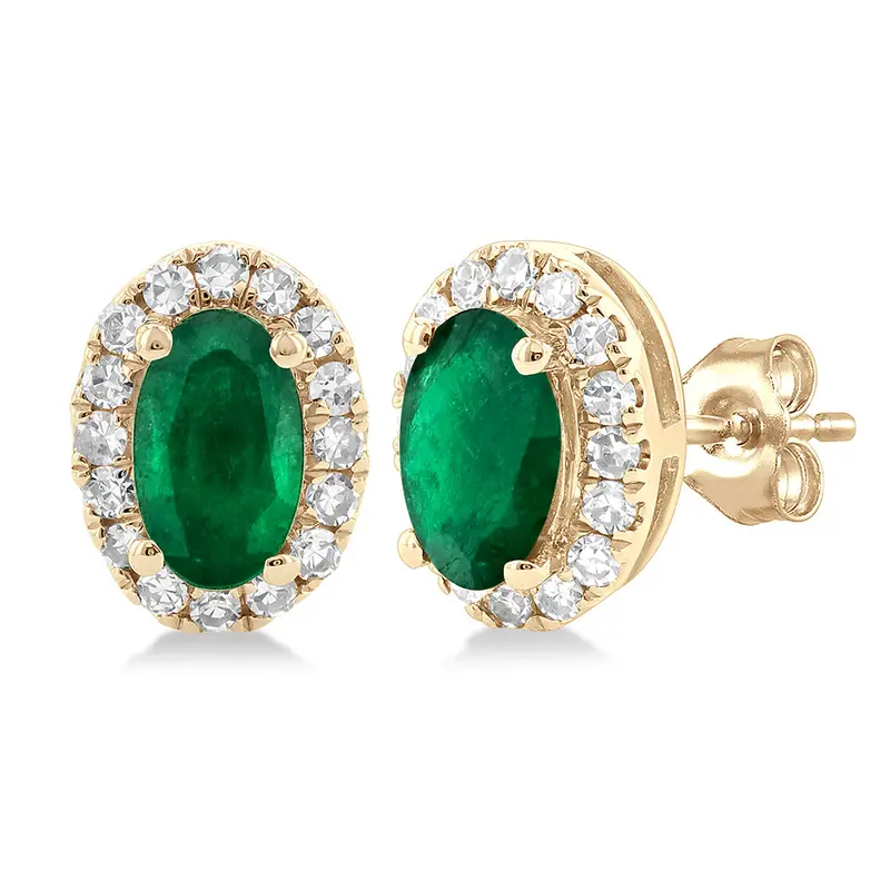 Leafsong Emerald Earrings 1