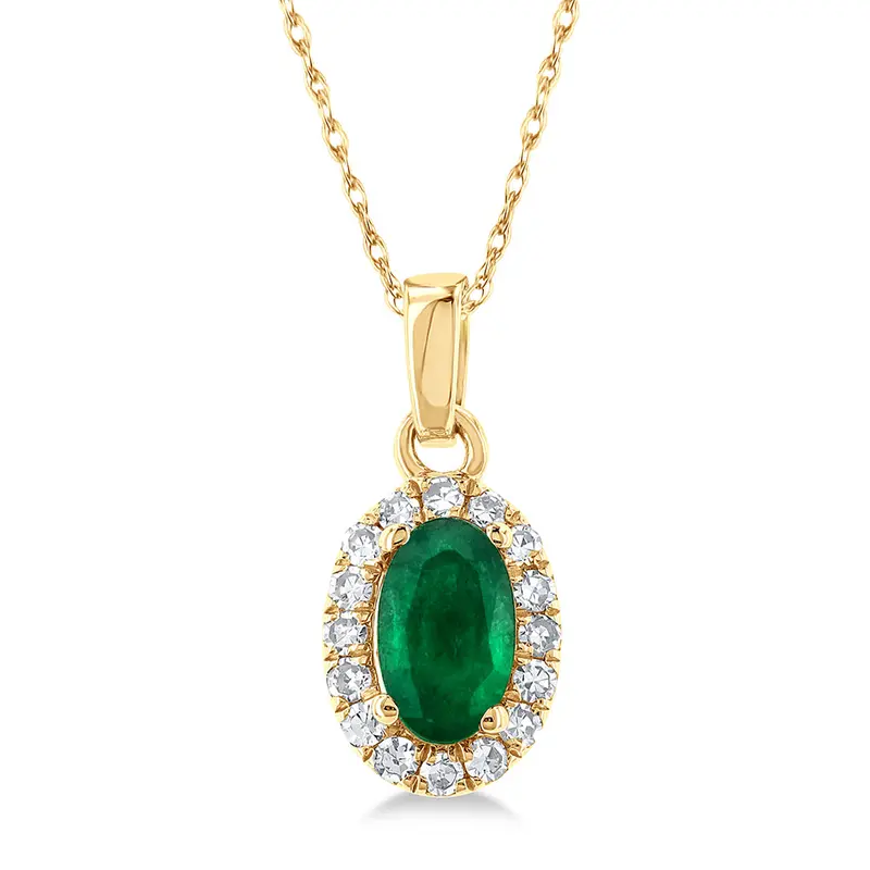 Leafsong Emerald Pendant 1