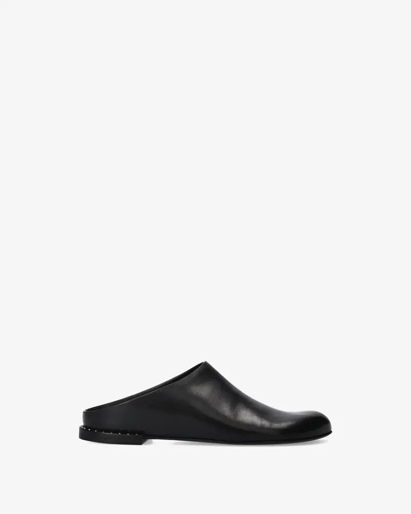 Leather Clogs In Smooth Leather 1