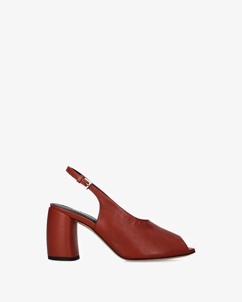 Leather Sandals With Heels 1