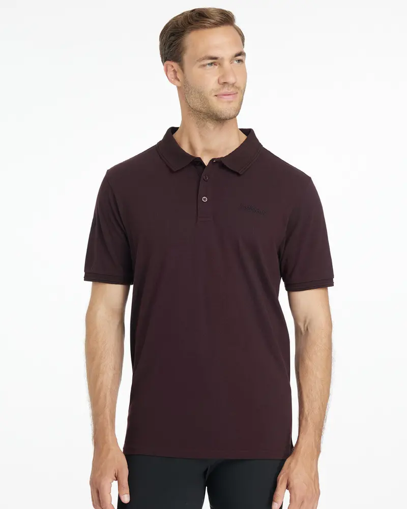 Lemieux Men's Classique Polo Shirt - Damson 1