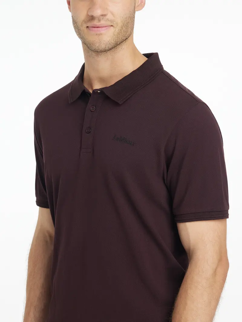 Lemieux Men's Classique Polo Shirt - Damson 2