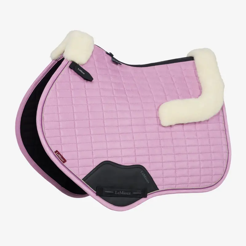 Lemieux Merino+ Suede Close Contact Square Saddle Pad 1