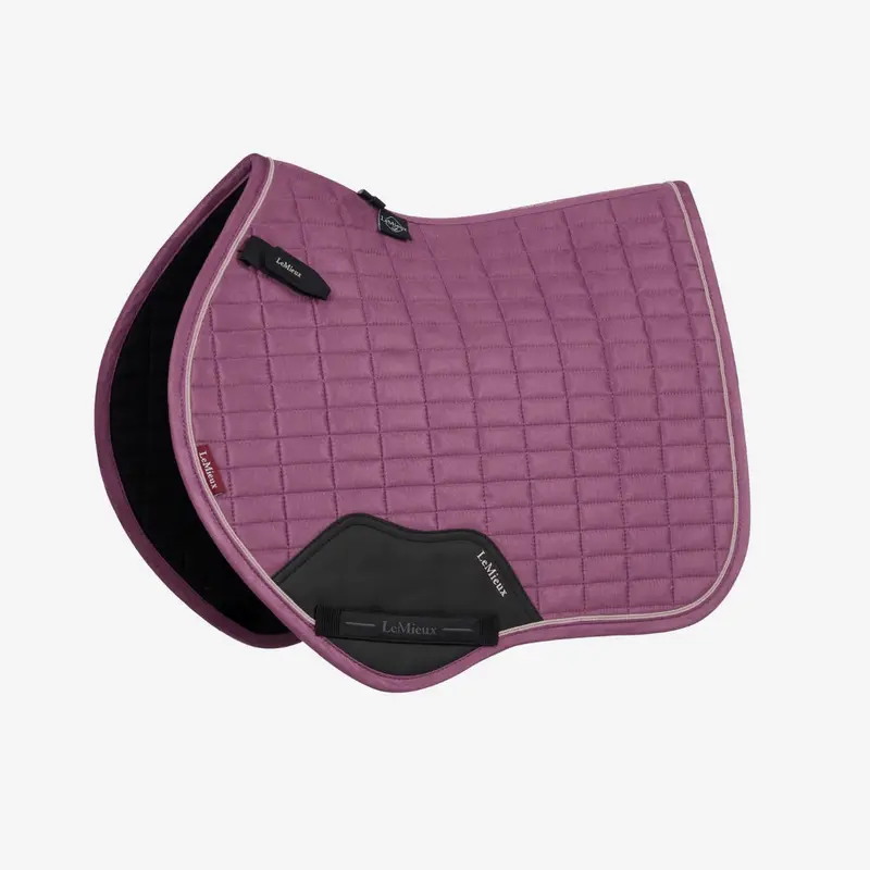 Lemieux Mini Suede Close Contact Square Saddle Pad 1