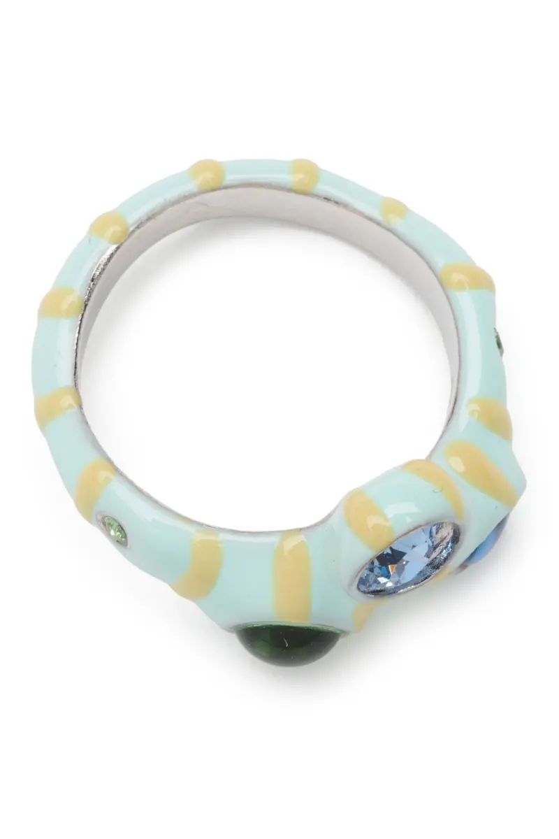 Lemon Stripe Florence Ring 3