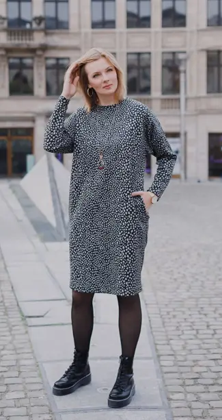Lenaline Patterns Alex Dress And Sweater - Printed Copy Shop (+£7.00) 1