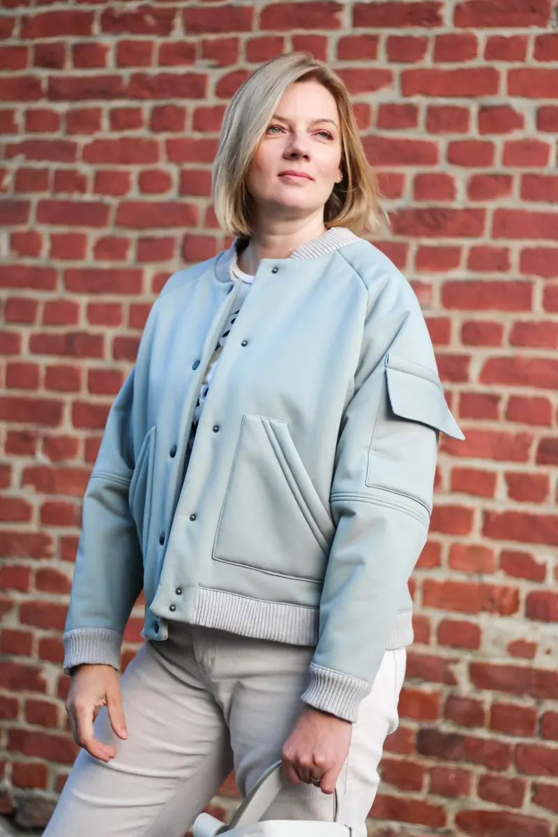 Lenaline Patterns Arthur Bomber Jacket - Printed Copy Shop (+£7.00) 1