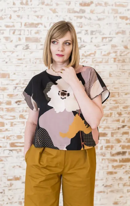 Lenaline Patterns Kiril Top - Printed Copy Shop (+£7.00) 1