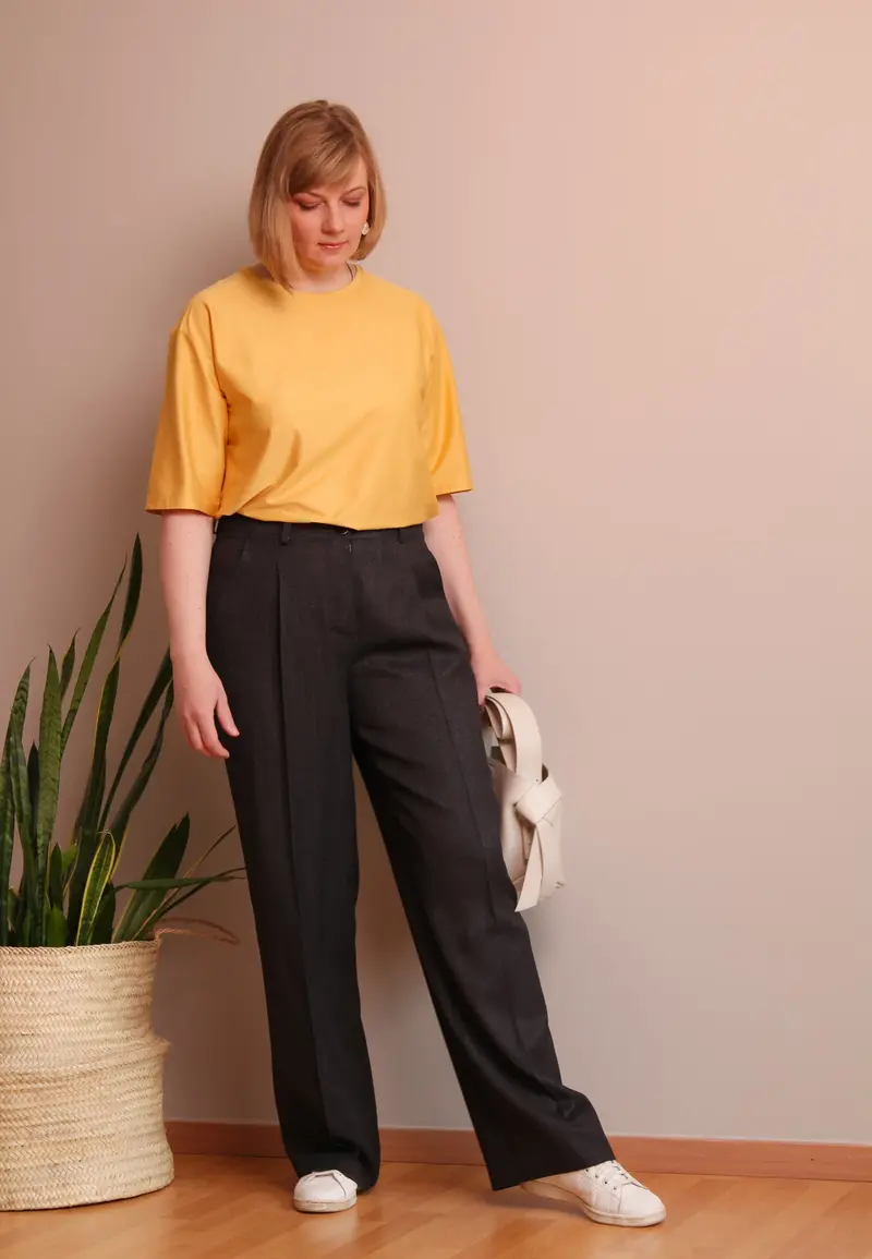 Lenaline Patterns Stas Trousers (Sizes 46-56 / Height 170-176 Cm) - Printed Copy Shop (+£7.00) 1