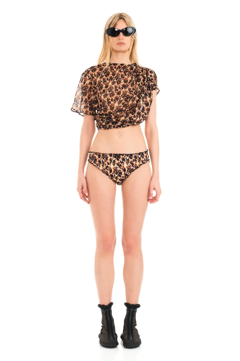 Leopard Peony Magnolia Panty 1