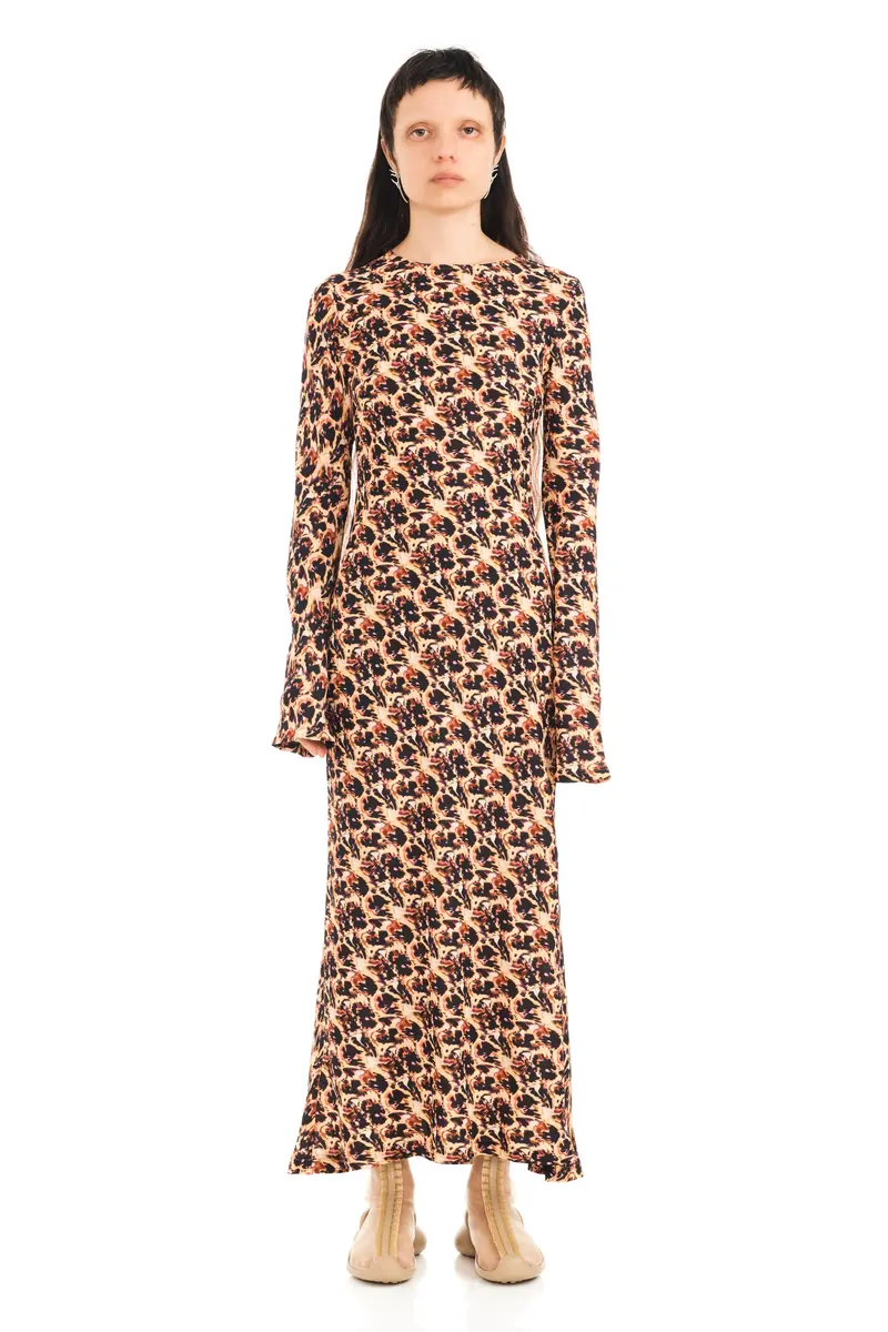 Leopard Peony Yuri Dress 1