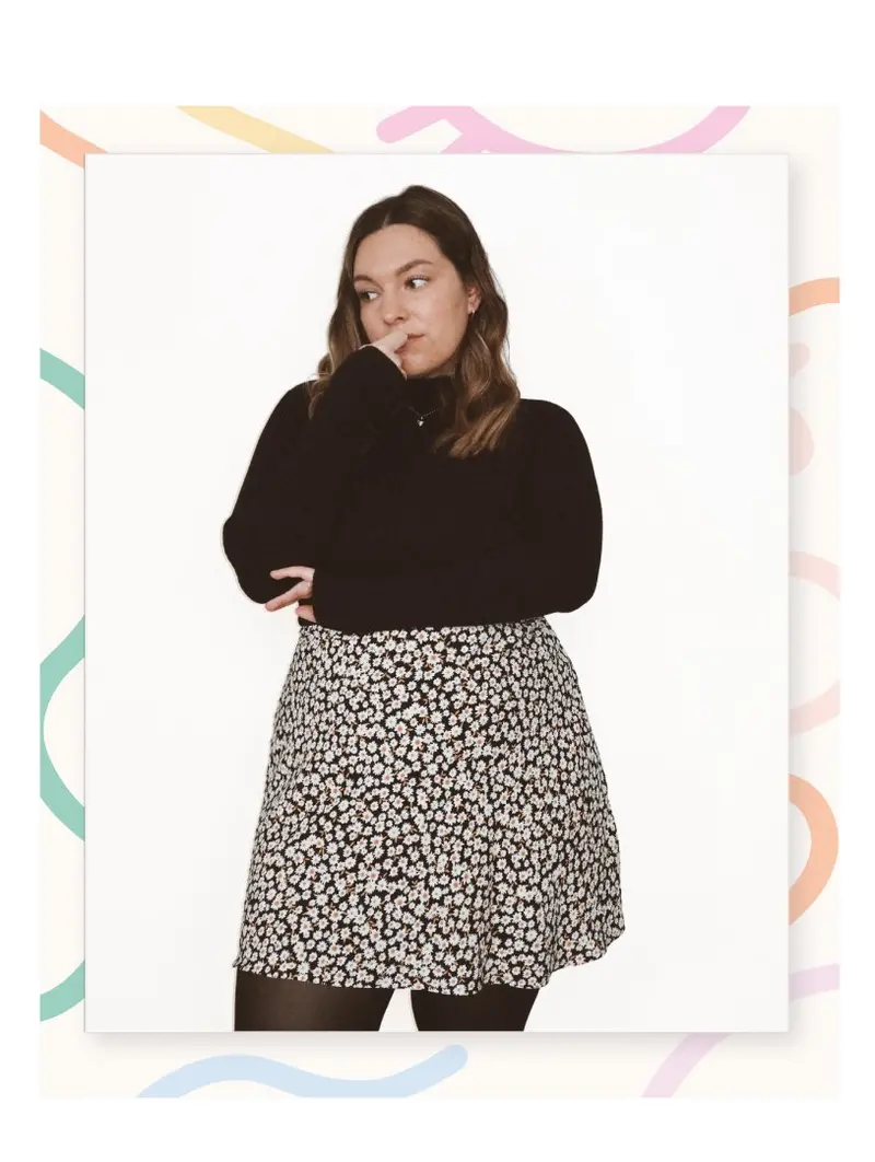 Les Perlines Reso Mini Skirt (Free) 1